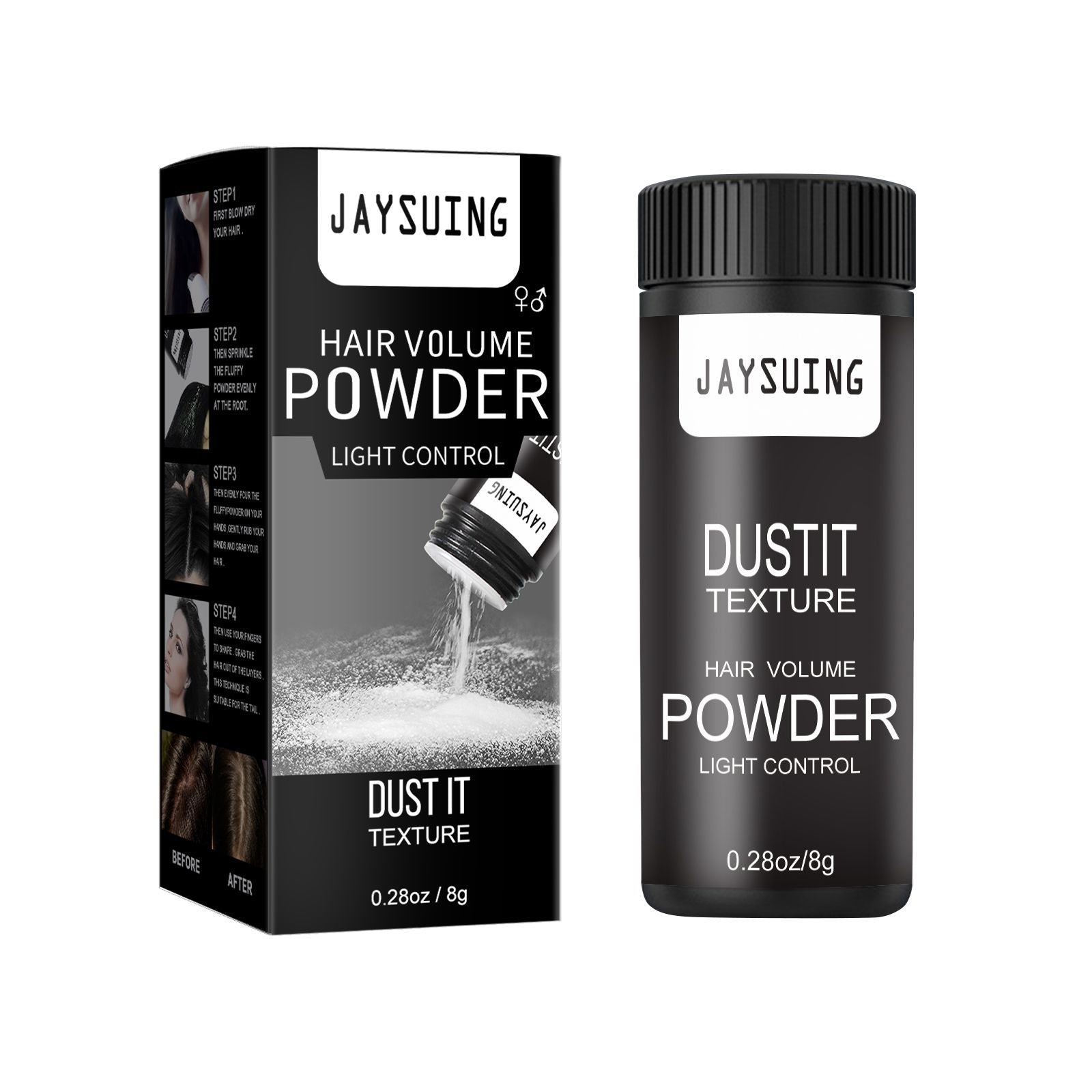 Hair Fluffing Powder for Styling Men & Women 0.28 Oz