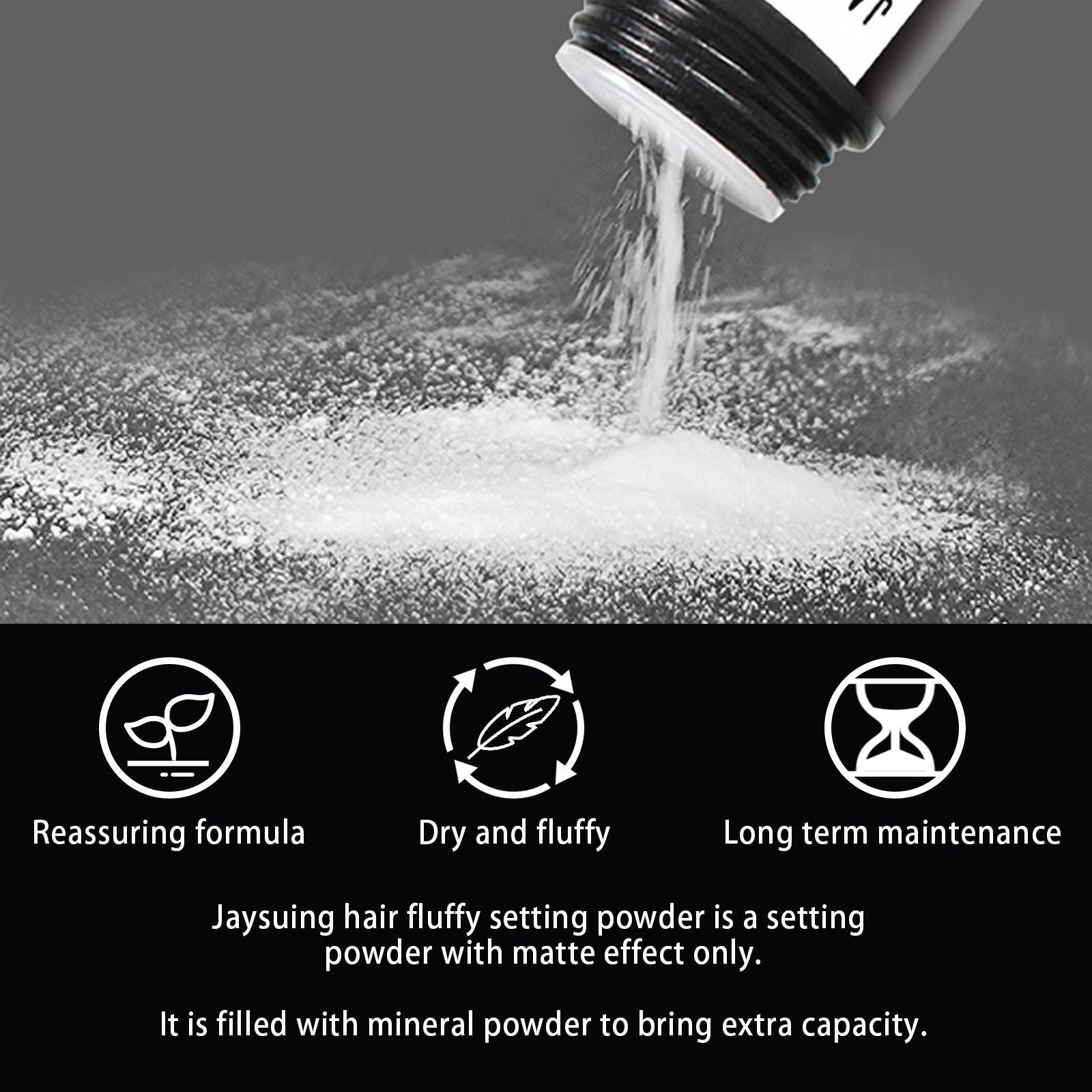 Hair Fluffing Powder for Styling Men & Women 0.28 Oz