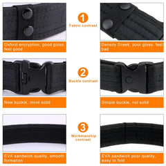 Quick Release Tactical Belt Men's Military Canvas Waistband