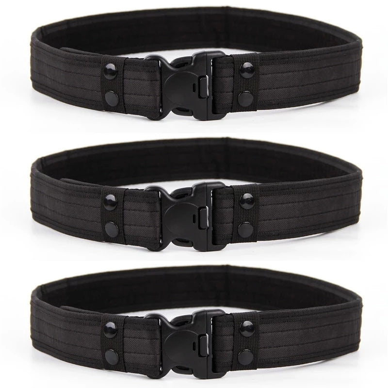 Quick Release Tactical Belt Men's Military Canvas Waistband