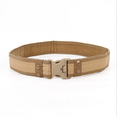 Quick Release Tactical Belt Men's Military Canvas Waistband