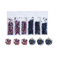 30g Irregular Crushed Glass Stones for Resin Crafts & Nail Art