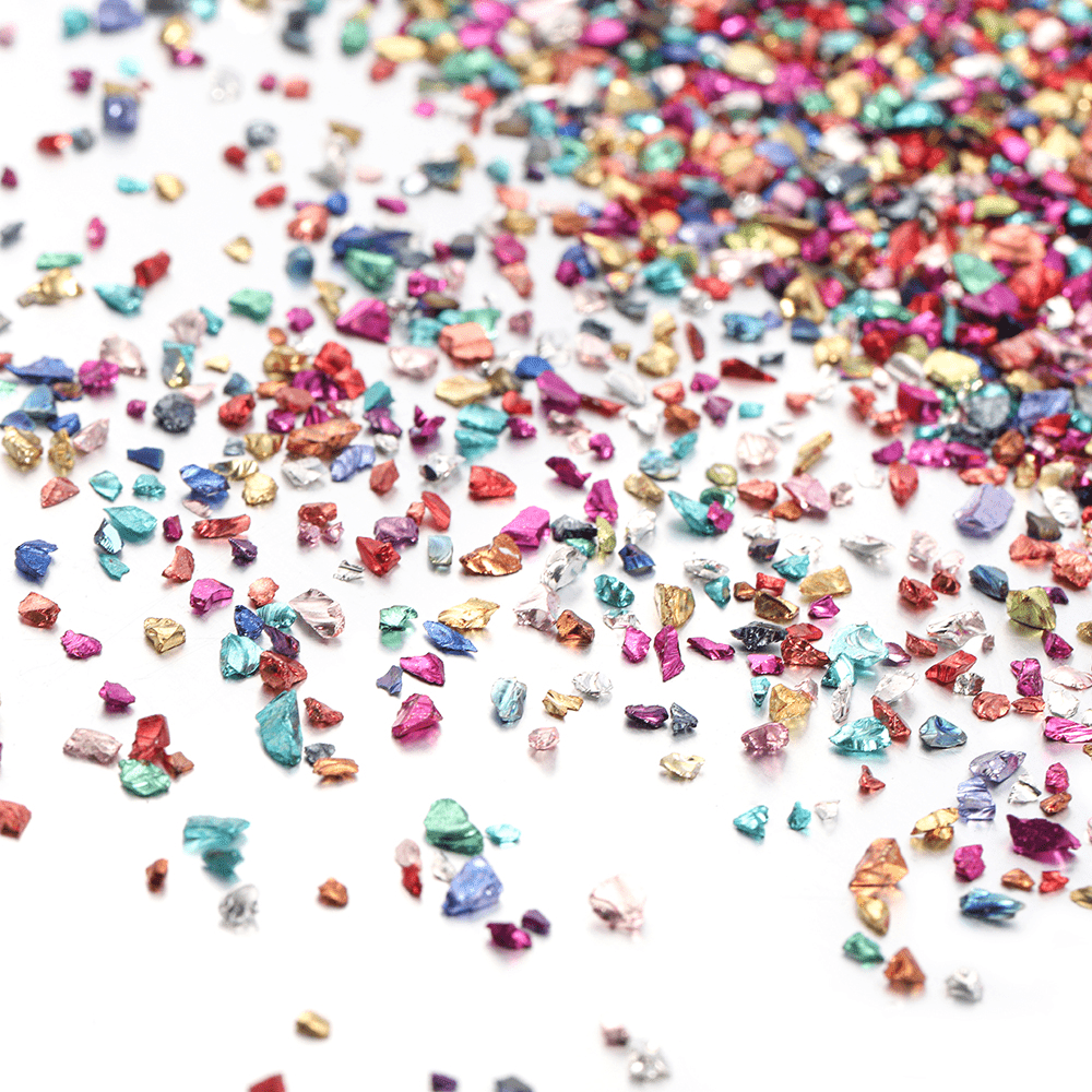 30g Irregular Crushed Glass Stones for Resin Crafts & Nail Art