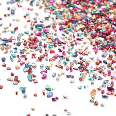 30g Irregular Crushed Glass Stones for Resin Crafts & Nail Art