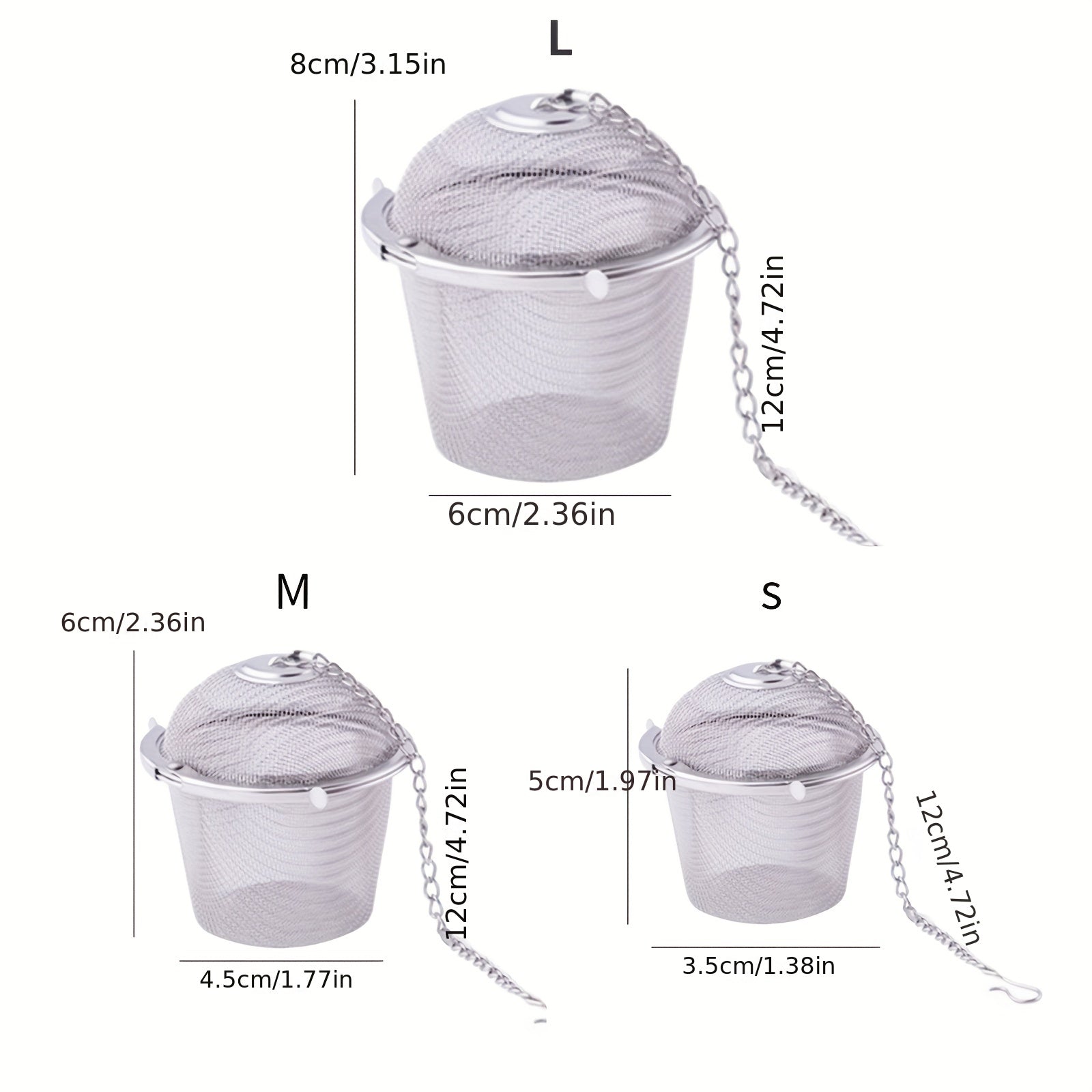 Stainless Steel Infuser for Tea Coffee Soup Spices
