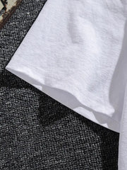 Letter Print T shirt Graphic Tee Women's Tee Crew Neck T shirt