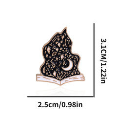 Magic Book Brooch