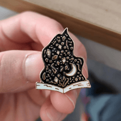 Magic Book Brooch