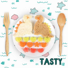 Dinosaur Sandwich Cutter Stainless Steel Bread Mould Fun Kitchen Tool
