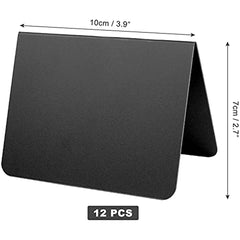 Mini Chalkboard Signs 12pcs 10x16cmx7 Easy To Write & Wipe Out