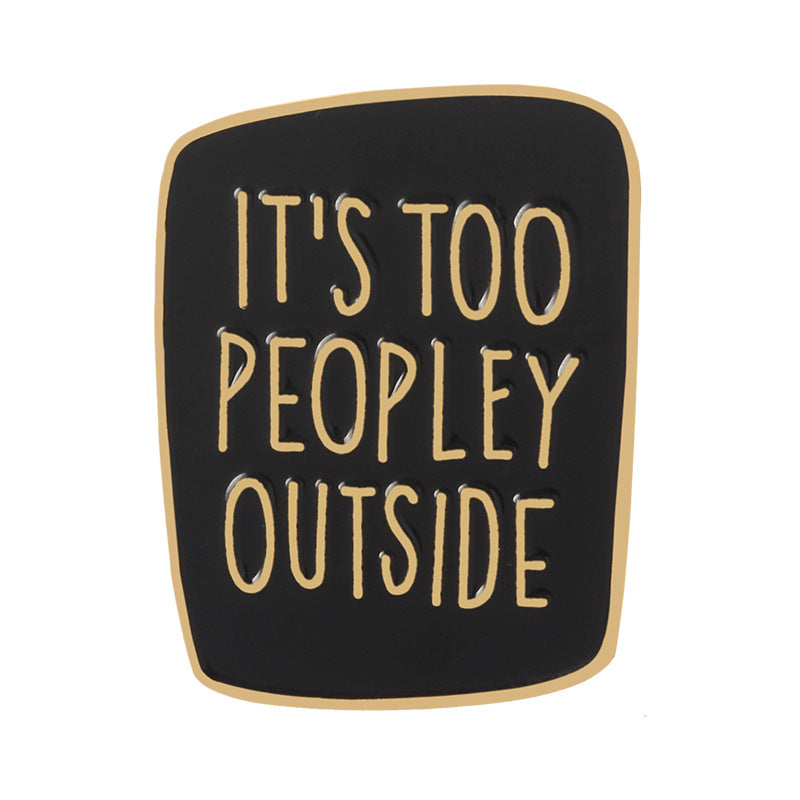 Alloy Pin Introv. Crowd Social Phobia Board