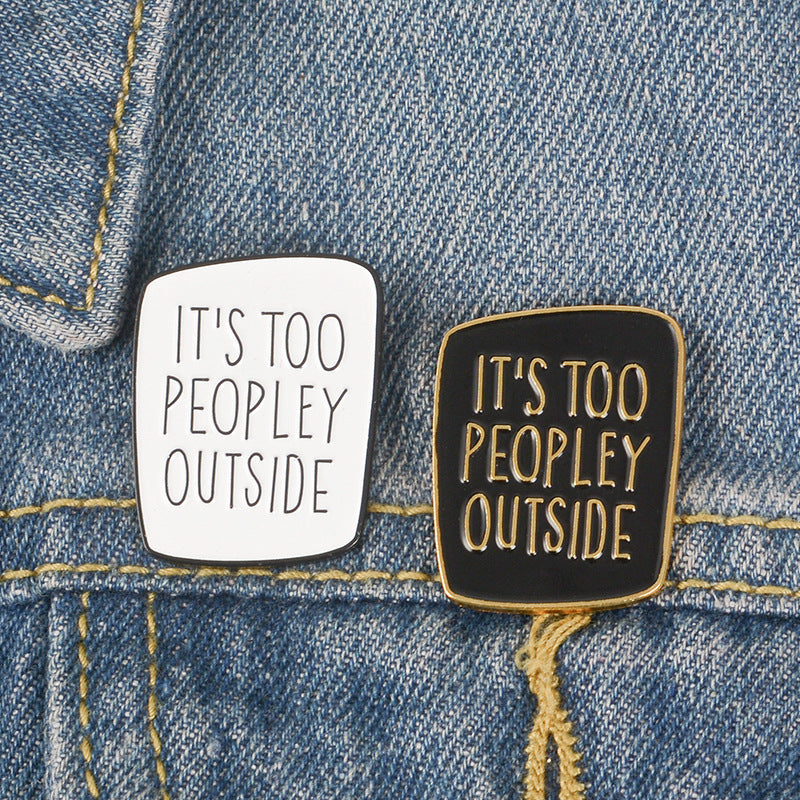 Alloy Pin Introv. Crowd Social Phobia Board