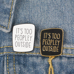 Alloy Pin Introv. Crowd Social Phobia Board
