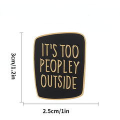 Alloy Pin Introv. Crowd Social Phobia Board