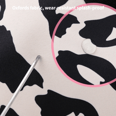 Leopard Pattern Luggage Bag Zipper Storage Bag Large Capacity Sports Bag