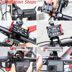 Adjustable Bike Phone Holder for Secure Mounting While Cycling