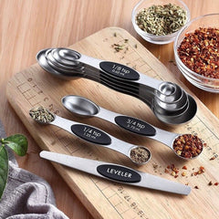 9Pc Magnetic Measuring Spoons Set for Kitchen Baking/Cooking