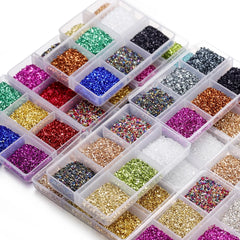 30g Irregular Crushed Glass Stones for Resin Crafts & Nail Art