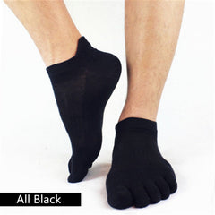 Breathable Compression Sports Socks for Running Basketball Soccer 5 Finger