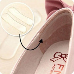 1pair Gel Silicone Heel Grip Liner Shoe Insole Pad Insert Foot Care Protector
