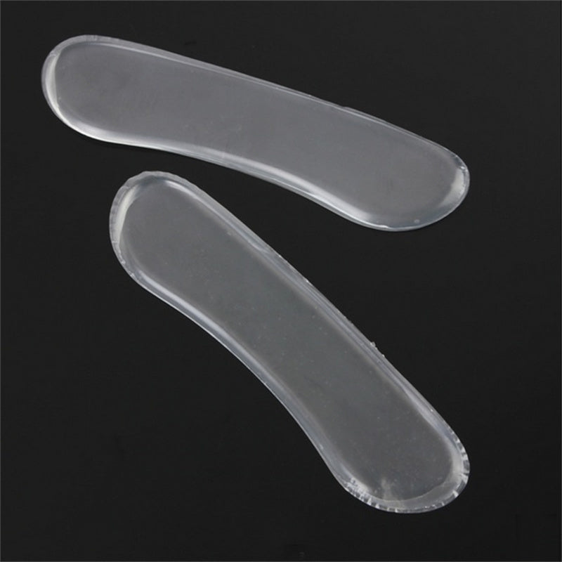 1pair Gel Silicone Heel Grip Liner Shoe Insole Pad Insert Foot Care Protector
