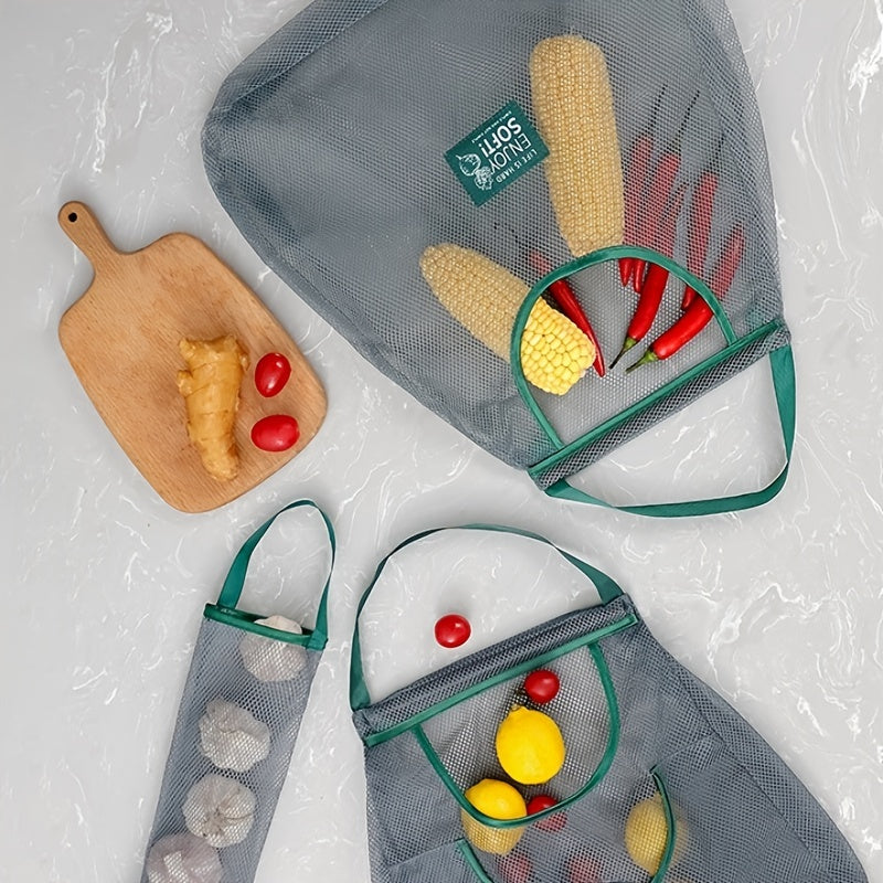 Breathable Mesh Storage Bag for Onion Ginger Garlic