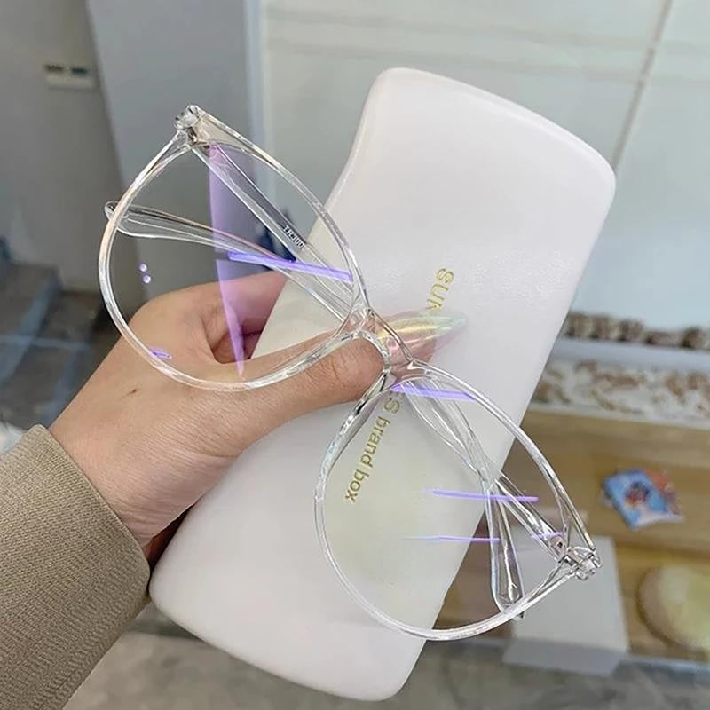 Clear Lens Eyeglasses Causal Light Blocking Unisex