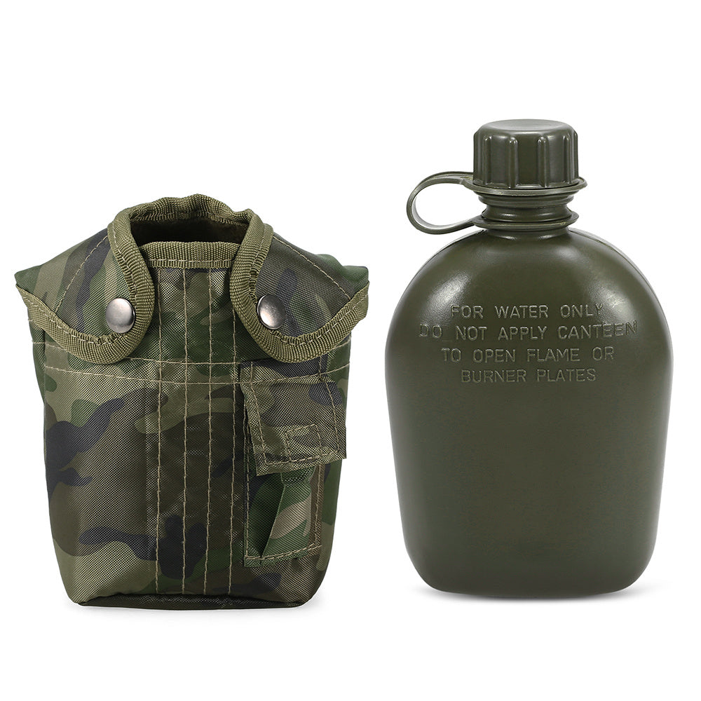1L Portable Canteen Water Bottle Outdoor Camping Hiking Backpacking