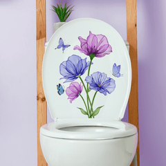 Floral Butterfly Wall Sticker for Bathroom and Garden Decoration