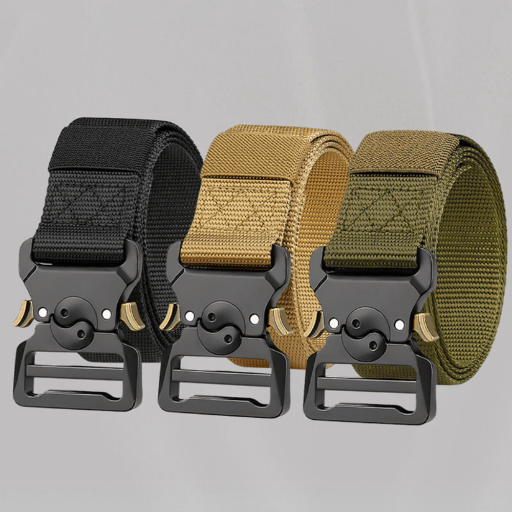 Heavy Duty Quick Release Tactical Belt for Work Hiking