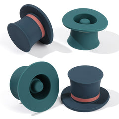 Hat Shaped Silicone Wine Stopper for Freshness