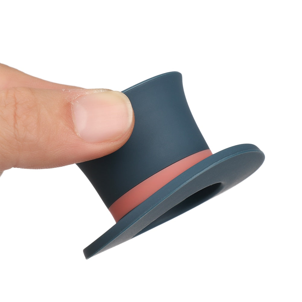 Hat Shaped Silicone Wine Stopper for Freshness