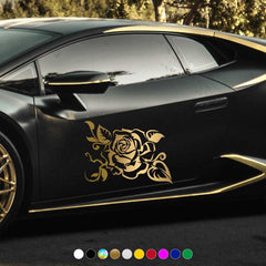 Colorful Flower Car Stickers - Add a Pop of Color to Your Ride!
