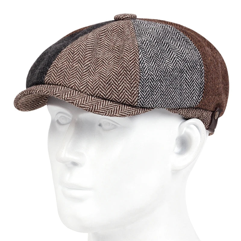 Men's Casual Beret Retro Thin Hat