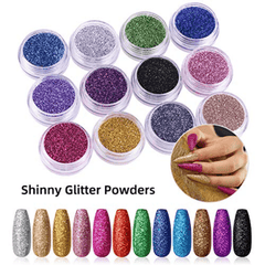 Glitter Acrylic Powder Nail Extension Set - Beginner's Nail Kit