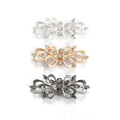 Crystal Cardigan Clips Rhinestone Buttons Alloy Buckle Collar