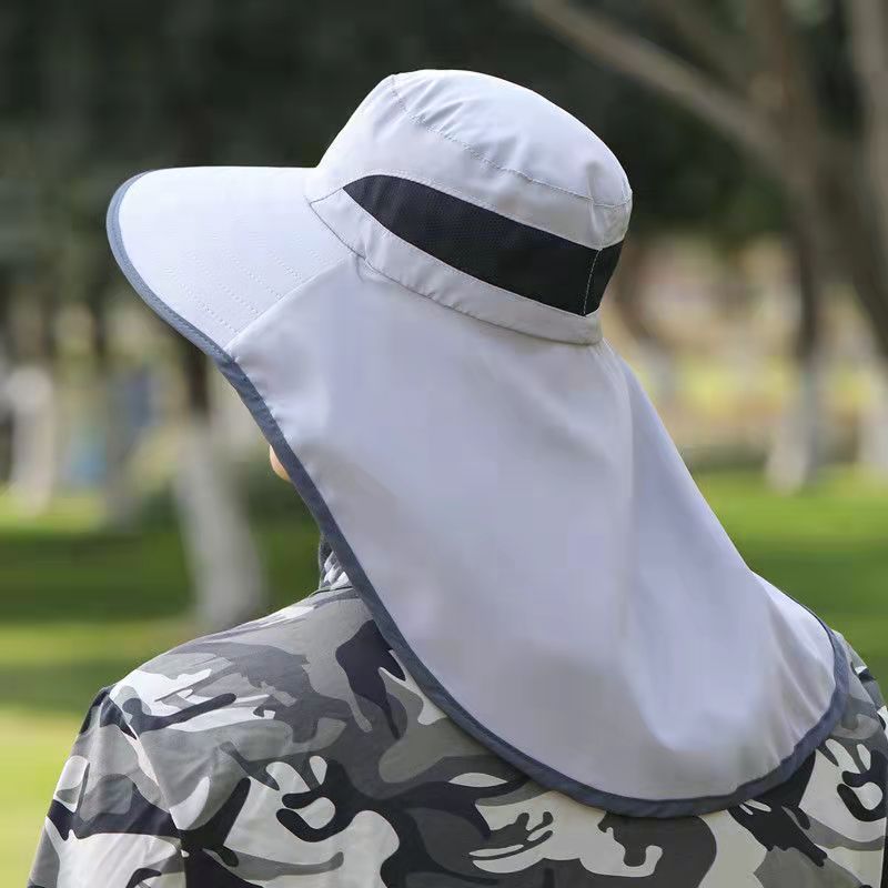 Outdoor Fishing Sun Hat Summer Male Fisherman's Hat Detachable Fishing Hat