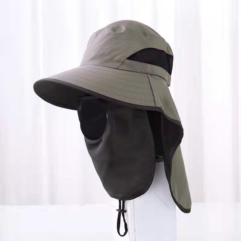 Outdoor Fishing Sun Hat Summer Male Fisherman's Hat Detachable Fishing Hat