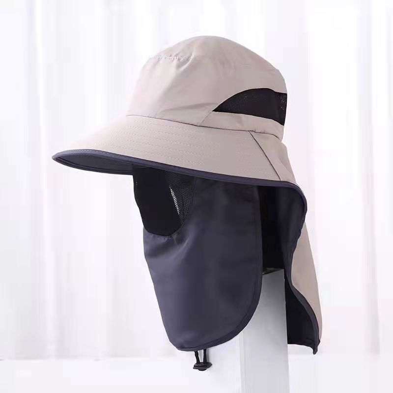 Outdoor Fishing Sun Hat Summer Male Fisherman's Hat Detachable Fishing Hat