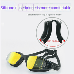HD Electroplated Anti Fog Goggles Waterproof UV Protection