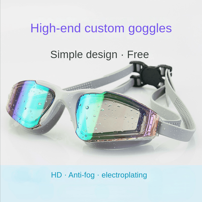 HD Electroplated Anti Fog Goggles Waterproof UV Protection