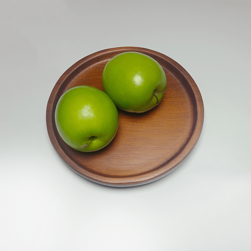 1pc Round Wooden Tea Coaster Coffee Cup Heat Insulation Pad Room Decor