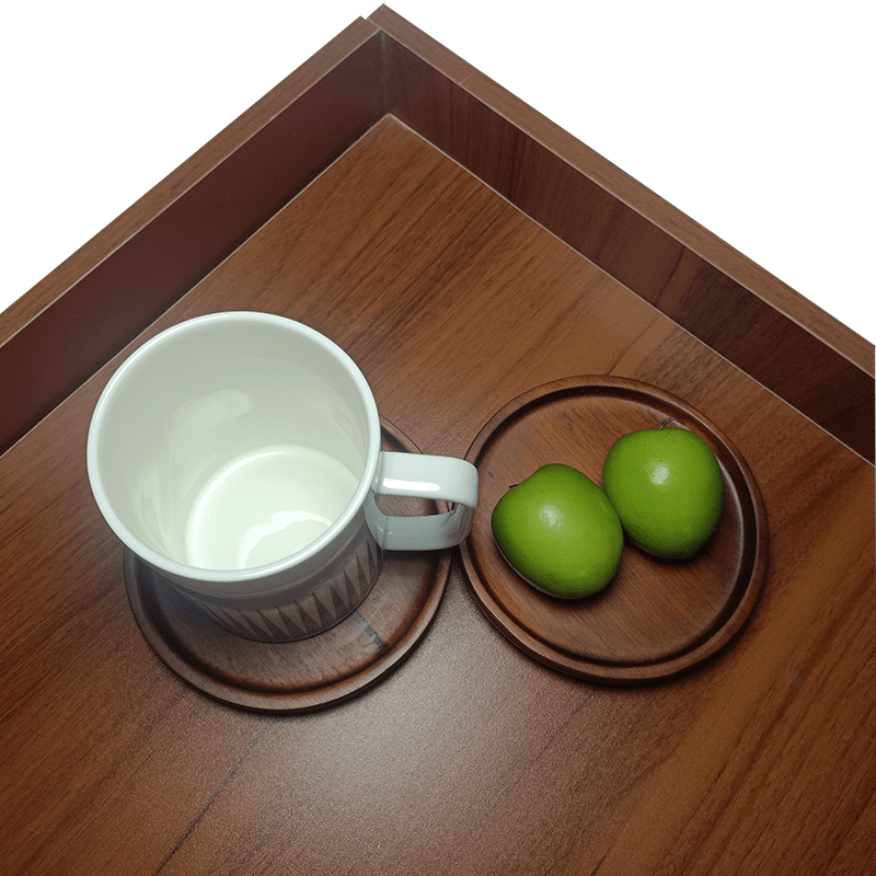 1pc Round Wooden Tea Coaster Coffee Cup Heat Insulation Pad Room Decor