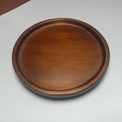1pc Round Wooden Tea Coaster Coffee Cup Heat Insulation Pad Room Decor