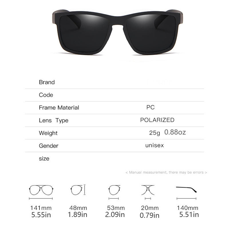 Polarized Sunglasses UV Protection Anti Reflection Eyewear For Men