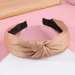 4Pcs Fabric Flower Headband Vintage Turban Hair Hoop Hair Accessories
