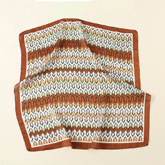 Geometric Pattern Gradient Scarf Neckerchief Head Wrap Sunscreen Shawl