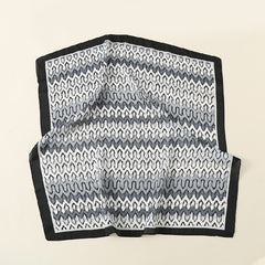 Geometric Pattern Gradient Scarf Neckerchief Head Wrap Sunscreen Shawl