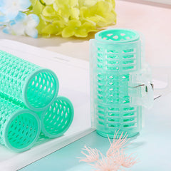 4pcs DIY Hair Rollers Self Grip Curlers Heatless Hairdressing Tool