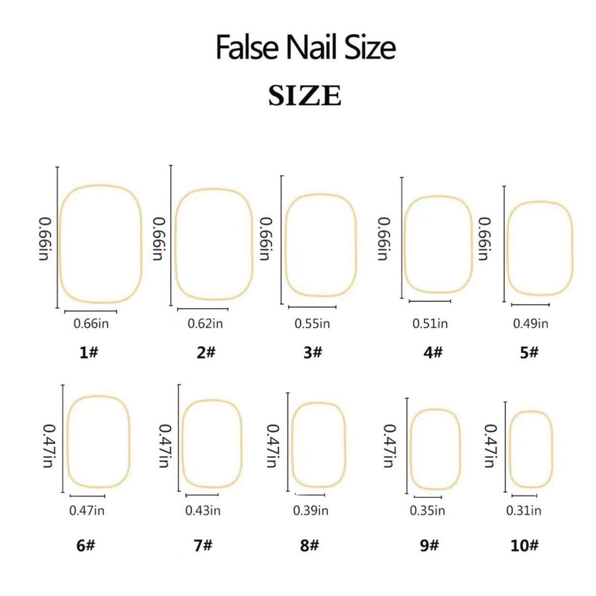 Colorful Squoval Press On Nails for Women and Girls